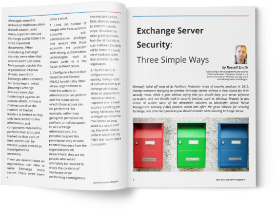 Keeping Your Exchange Server Secure